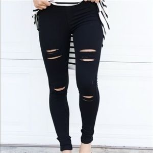 Jane distressed leggings